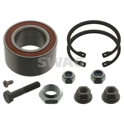 Bilde av SWAG 30 90 3662 Hjullagersett framaksel venstre, høyre med tilleggsmateriale 72 vinkelrullelager VOLKSWAGEN: GOLF 2, 3, 3 Variant