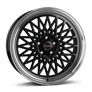 Bilde av BORBET B Black Rim Polished 8x18 5/112 ET30 B66.6