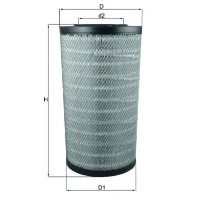 Bilde av MAHLE ORIGINAL LX 3753 Luftfilter 512,1 281,6, 262 Filterinnsats