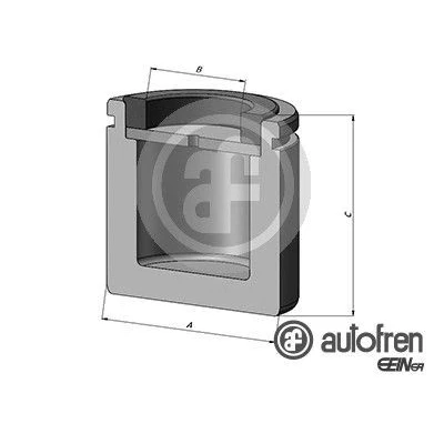 Bilde av AUTOFREN SEINSA D025573 Stempel, bremseklave 68 BREMBO VOLKSWAGEN: Transporter 5 Bus, Passat B7 Variant, AUDI: A6 C7 Avant