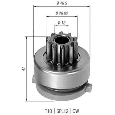 Bilde av MAGNETI MARELLI 940113020423 Lite tannhjul, starter