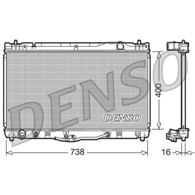 Bilde av Radiator, motorkjøling, toyota camry sedan, 1640020270, 1640020271