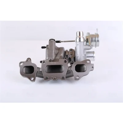 Bilde av NISSENS 93445 Turbolader Eksosturbolader vannkjølt pneumatisk med avgassbend RENAULT: Kangoo II Express, NISSAN: Juke