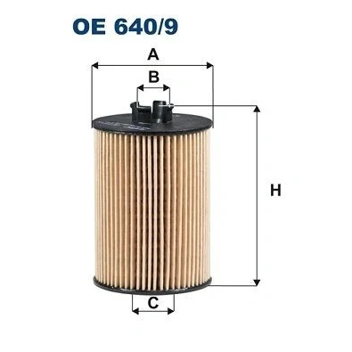 Bilde av Oljefilter, mercedes benz A klass [w169], b sports tourer [w245], 266 180 00 09, 184 03 25, 25