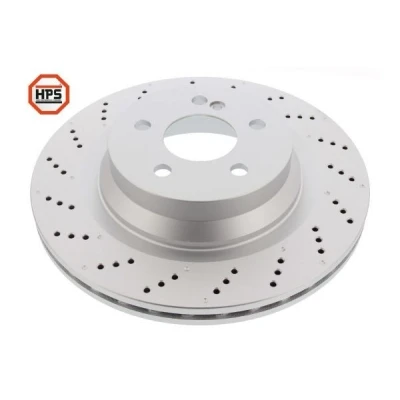 Bilde av MAPCO Bremseskive MERCEDES BENZ: E Klasse T modell, Sedan, CLS Shooting Brake bakaksel 24mm 5 112mm ventilert belagt 45745HPS 0004231112