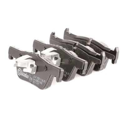 Bilde av BREMBO P 06 071 Bremseklosser klargjort for slitasjeindikator med kolbleklips uten tilbehør BMW: 3 GT, 1 Hatchback, Touring