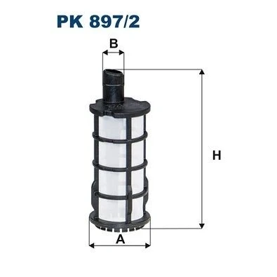 Bilde av FILTRON PK 897/2 Drivstoffilter Filterinnsats MERCEDES BENZ: ACTROS MP4 / MP5