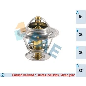 Bilde av FAE 5307788 Termostat 88 med tetning HYUNDAI: Terracan