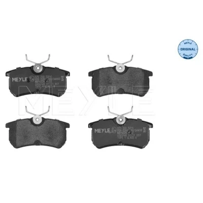 Bilde av MEYLE 025 233 5314 Bremseklosser ORIGINAL Quality bakaksel ekskl. slitasjevarselkontakt med antihyle blikk FORD: FIESTA 6, Focus Mk1 Hatchback