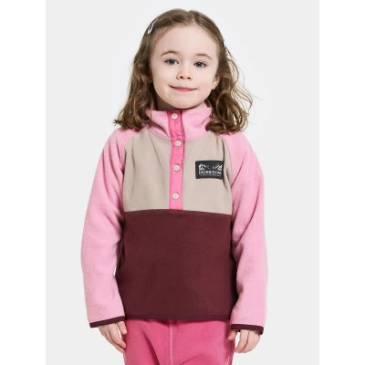 Bilde av Didriksons Monte Fleecegenser, Anemon Red, 130 Fleecejakker &amp; Fleecegensere Polyester,Polyamid