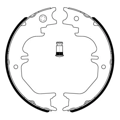 Bilde av ABE C02082ABE Handbromsbackar bakaksel TOYOTA: Land Cruiser Prado 120, 90, 150