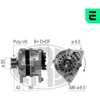 Bilde av ERA 210244A Dynamo 14V 70A