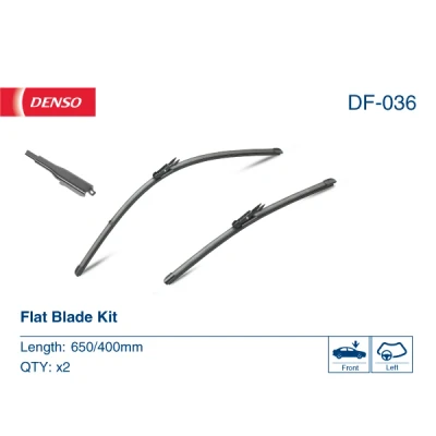 Bilde av Vindusvisker Denso Flat DF 036 Flatt viskeblad OPEL: Corsa D Hatchback, E Hatchback