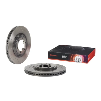 Bilde av BREMBO Bremseskive ISUZU: D Max II Pick up 27mm 6 perforert / ventilert belagt 09.C244.1X 94712571,52088568,52091491,8981246632,8981246633,8981246634