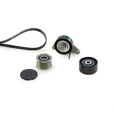 Bilde av GATES K027PK1705 Kileribberem med frihjuls reimskive ThermalPro NISSAN: X Trail, Qashqai / Qashqai+2 I
