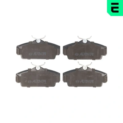 Bilde av OPTIMAL BP 10328 Bremseklosser framaksel ikke klargjort for slitasjeindikator NISSAN: Almera II Hatchback, Primera Hatchback