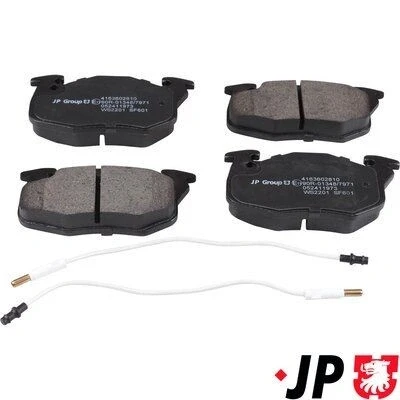 Bilde av JP GROUP 4163602810 Bremseklosser framaksel med integrert slitasjevarselkontakt RENAULT: Super 5 Hatchback, 20
