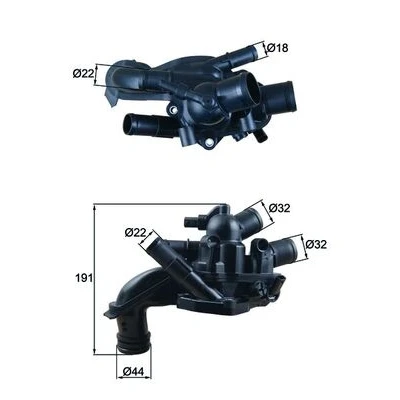 Bilde av Termostat MAHLE ORIGINAL TM 46 105