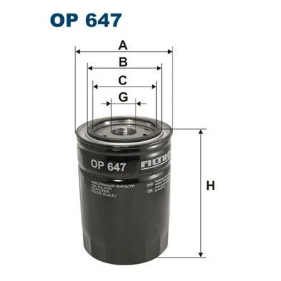 Bilde av Oljefilter, lamborghini urraco, 0690260, 116 0024, 117 3481, 1 32569 025 0, 190 2135, 4 115 059, 065, 50 01 846 637, 5000 861, 501