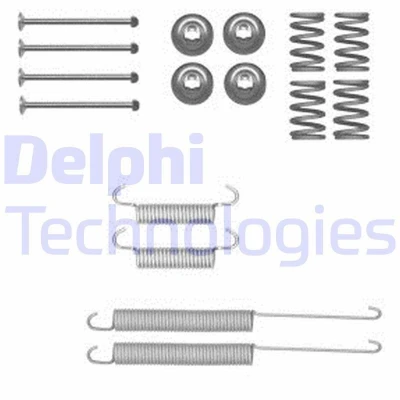 Bilde av DELPHI LY1392 Tilbehørsett, bremsesko uten tilleggsfjær VOLKSWAGEN: Amarok Pick up, Flatvogn lastebil / Chassis, FORD: Ranger Mk3