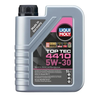 Bilde av Liqui Moly Top Tec 4410 5W 30 1l Motorolje 21402 BMW: 5 Touring, X5, 3 VOLKSWAGEN: Polo IV Hatchback, Transporter 5, Touran I