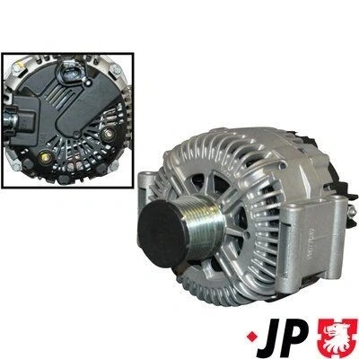 Bilde av JP GROUP 1390104600 Dynamo 14V 180A MERCEDES BENZ: Sprinter 3.5 T Van, C Klasse modell, 5 JEEP: Commander