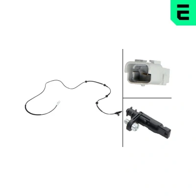 Bilde av OPTIMAL 06 S409 ABS sensor aktiv 1689, 1800 CITROËN: C5 III Stasjonsvogn, 3, C6 Sedan, PEUGEOT: 407 SW, Coupé, Sedan
