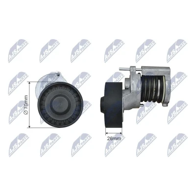 Bilde av Strammerull, kilerem med ribber, audi,seat,skoda,vw, 030 145 299 C, F