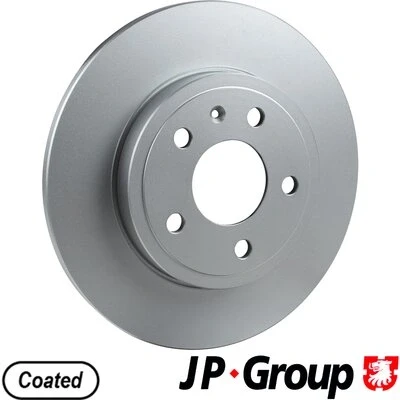 Bilde av JP GROUP 1163203500 Bremseskiver bakaksel 288 12 5 fullt ut belagt AUDI: A4 B7 Avant, Sedan, B6/B7 Cabrio