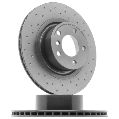 Bilde av BREMBO 09.B569.1X Bremseskiver 330 20 5 perforert / ventilert belagt høy karbon med skruer BMW: X3, X4, TOYOTA: Prius II Liftback