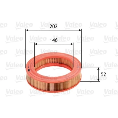 Bilde av VALEO 585717 Luftfilter 52 202 Filterinnsats FORD: ESCORT 3, 1, FIESTA 2