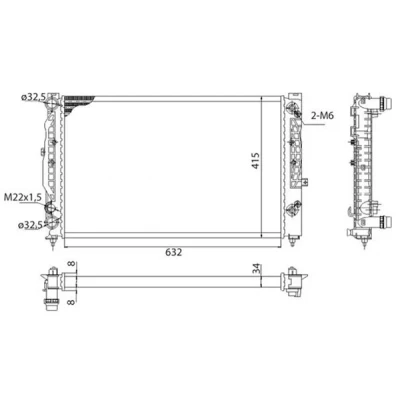 Bilde av Radiator MAGNETI MARELLI 350213739003