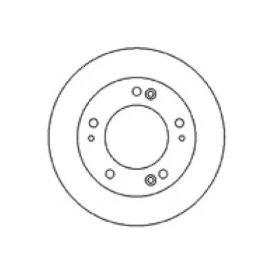 Bilde av MAPCO 25570 Bremseskiver framaksel 284 24 5 ventilert