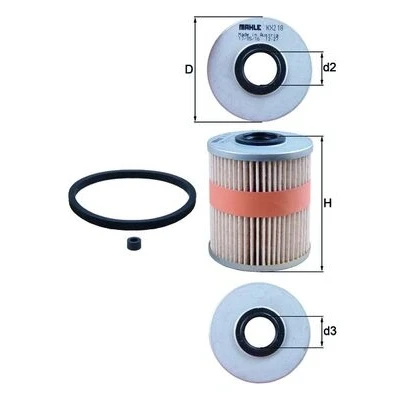 Bilde av Drivstoffilter MAHLE ORIGINAL KX 218D