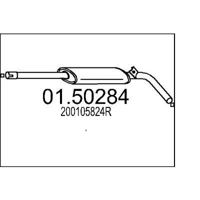 Bilde av Midtre lydpotte MTS 01.50284