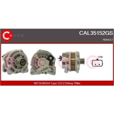 Bilde av CASCO CAL15286GS Dynamo 12V 150A MERCEDES BENZ: B Klasse, A Klasse