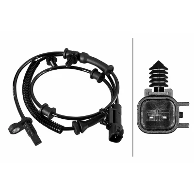 Bilde av HELLA 6PU 358 219 191 ABS Sensor med klammer Hall prinsipp 2 1020