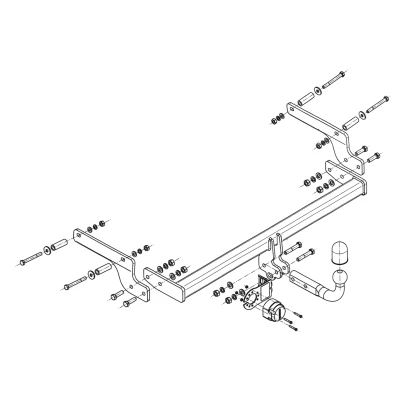 Bilde av Tilhengerfeste, standard, dacia logan ii, renault logan/stepway ii