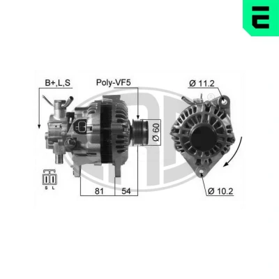 Bilde av ERA 210369A Dynamo 14V 110A HYUNDAI: Terracan