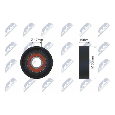 Bilde av Strammerull, kilerem med ribber, smart fortwo cabrio, coupé, 132 200 00 70, 1322000070, A A1322000070