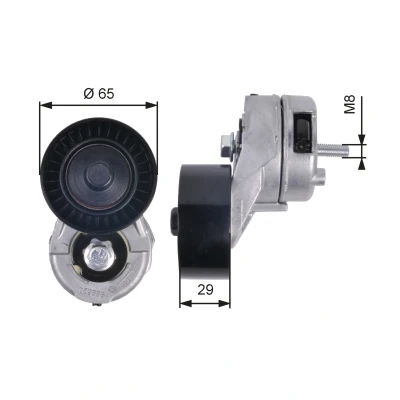Bilde av GATES FleetRunner Micro V Kit T38356 Strammerull