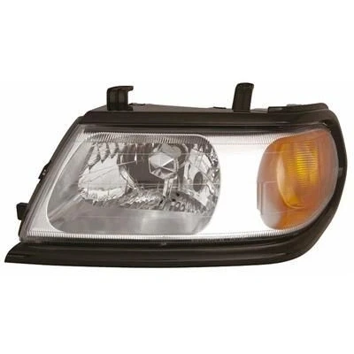 Bilde av VAN WEZEL 3248963 Frontlykter venstre H4 gul for høyrekjøring uten motor høydejustering hovedlys P43t MITSUBISHI: Pajero Sport 1 SUV