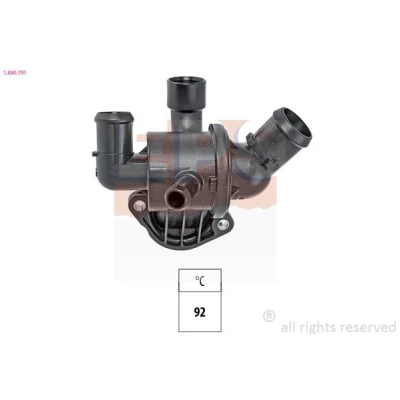 Bilde av FACET 7.8791 Termostat 92 Made in Italy OE Equivalent med tetning VOLKSWAGEN: Passat B7 Variant, Caddy 3, Touran I, SKODA: Superb II Stasjonsvogn