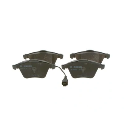 Bilde av BOSCH 0 986 494 550 Bremseklosser Low Metallic med integrert slitasjevarselkontakt antihyle blikk, montageanvisning VOLKSWAGEN: GOLF 6