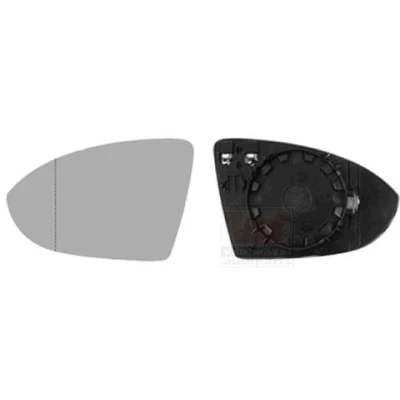 Bilde av VAN WEZEL 5766837 Speilglass venstre VOLKSWAGEN: Golf 7 Variant, 7, Alltrack