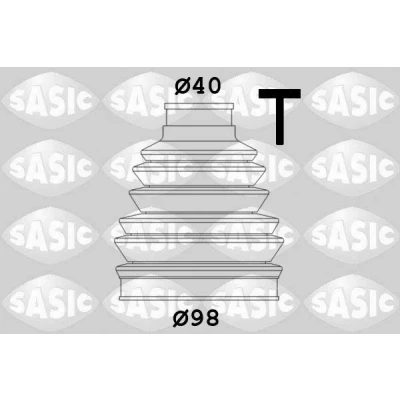 Bilde av SASIC 2933023 Drivakselmansjett hjulside Termoplast PEUGEOT: 307 Hatchback, Stasjonsvogn, SW, CITROËN: C5 I Stasjonsvogn