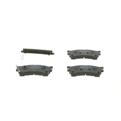 Bilde av BOSCH 0 986 460 975 Bremseklosser Low Metallic med akustisk slitasjevarsel MAZDA: 323 F 6, 626 V Hatchback, Xedos 6
