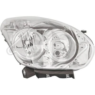 Bilde av DIEDERICHS Priority Parts 3486080 Frontlykter høyre H7, H7/H1, H1