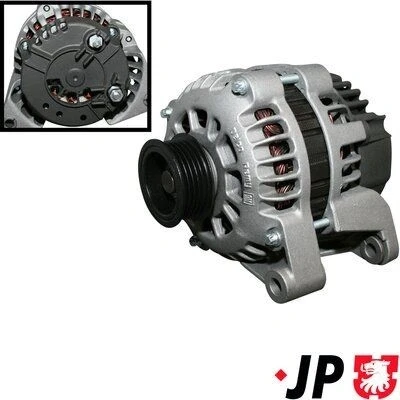Bilde av JP GROUP 1290101500 Dynamo 12V 70A OPEL: Astra H Caravan, Corsa D Hatchback, Combo C Varebil / Stasjonsvogn
