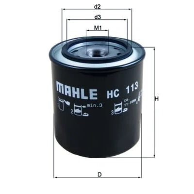 Bilde av MAHLE ORIGINAL HC 113 Automatgirfilter